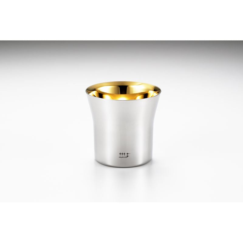 Migakiya Syndicate Double lock tumbler with gold-plated inner surface Stainless