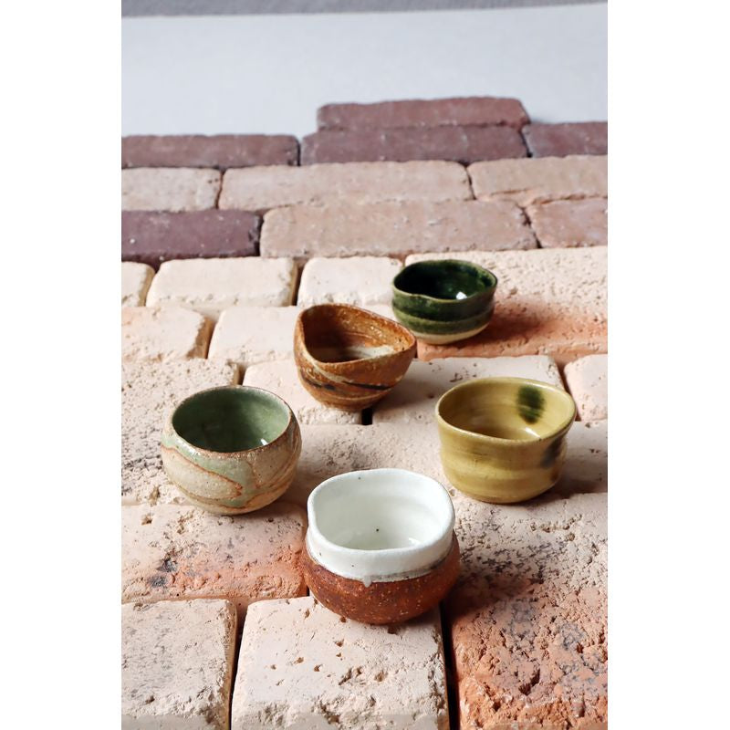 Sake Cup Set - Guinomi chinmi in a Wooden Box
