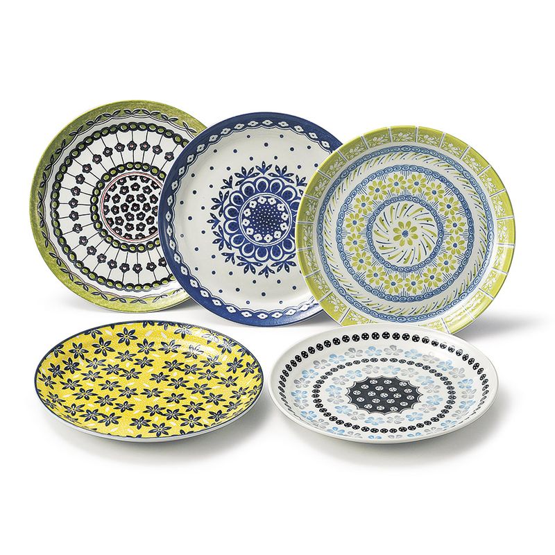 Pottery Field Pasta Dish Set Porcelain JAPAN Table Talk Presents BRAND