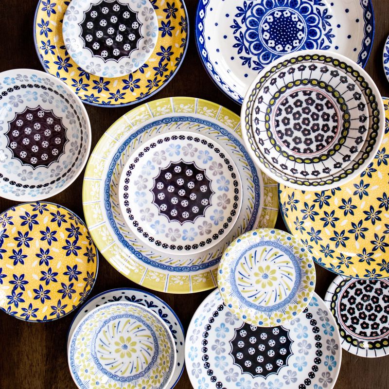 Pottery Field Small Bowl Set Porcelain JAPAN Table Talk Presents BRAND