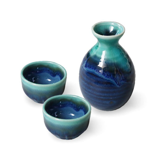 Turkish Equal Kiln Set Of Sake Cups Porcelain JAPAN JiNPo BRAND