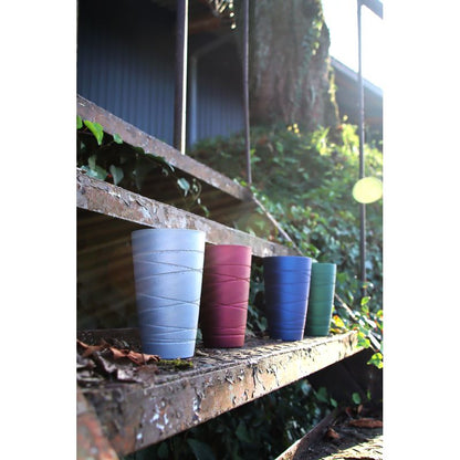 Tall Cup Pair - Metal color in a Gift Box