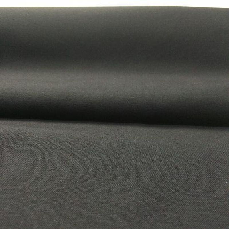 SHIMOGAWA KURUME KASURI Fabric 20 Solid Black 