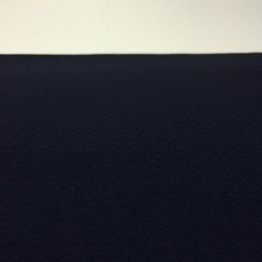 SHIMOGAWA KURUME KASURI Fabric Yame Tsumugi Dark Dark Blue 