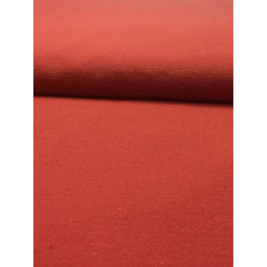 SHIMOGAWA KURUME KASURI Fabric Nep Plain Red 20 