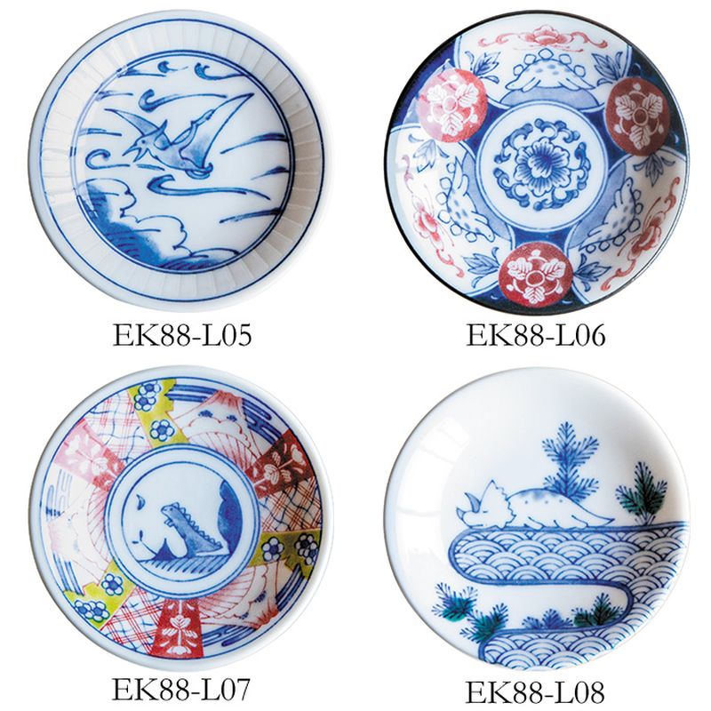 Bean Plate - Edokko kyoryu Set of 6