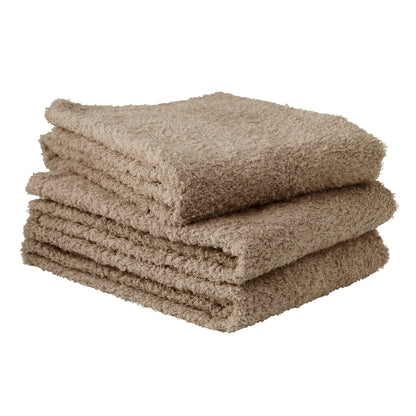 Senshu - Mini-Badetuch aus Baumwolle flauschig 3er-Pack