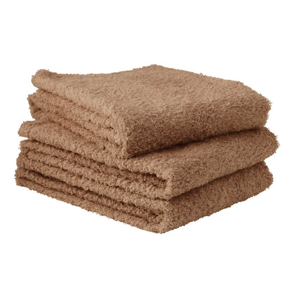 Senshu - Mini-Badetuch aus Baumwolle flauschig 3er-Pack