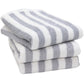 Hiorie Hotel Soft Stripe Water-Absorption Mini Bath Towel 3 Sheets Cotton Japan