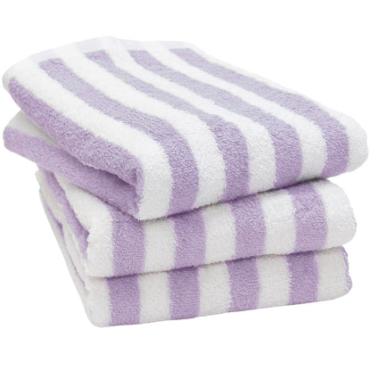 Senshu - Mini-Badetuch aus Baumwolle breit gestreift 3er-Pack