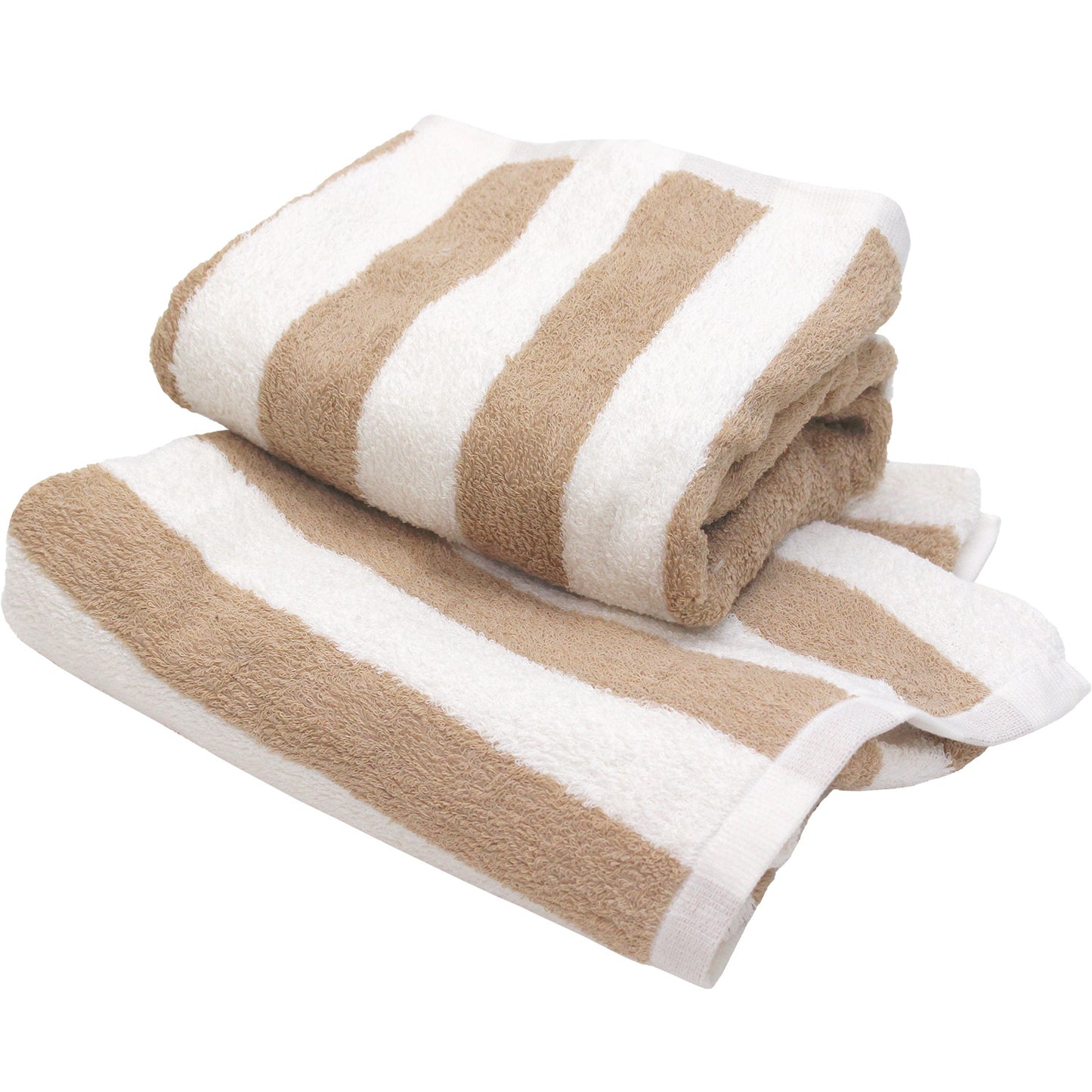 Hiorie Hotel Soft Stripe Water-Absorption Bath Towel 2 Sheets Cotton 100% Japan