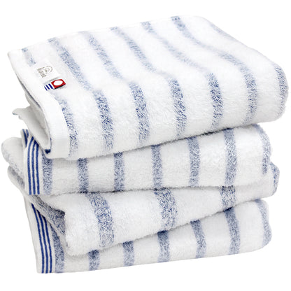 Imabari - Serviette Visage Coton "Brouillard" Lot de 4