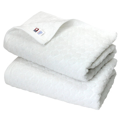 Hiorie Imabari Modern Dot  Jacquard Daily Bath Towel 2 Sheets 100% cotton  Japan