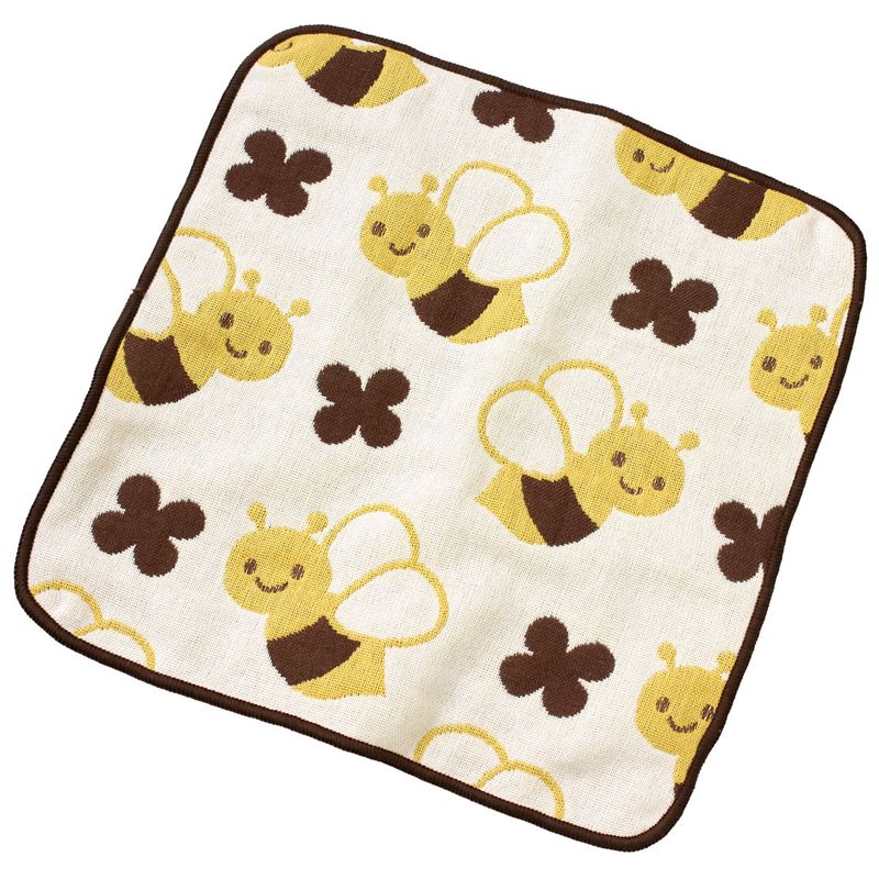Hiorie Baby Handkerchief 5-Fold Gauze 1 Sheets Fabric 100% Cotton Acrylic Japan