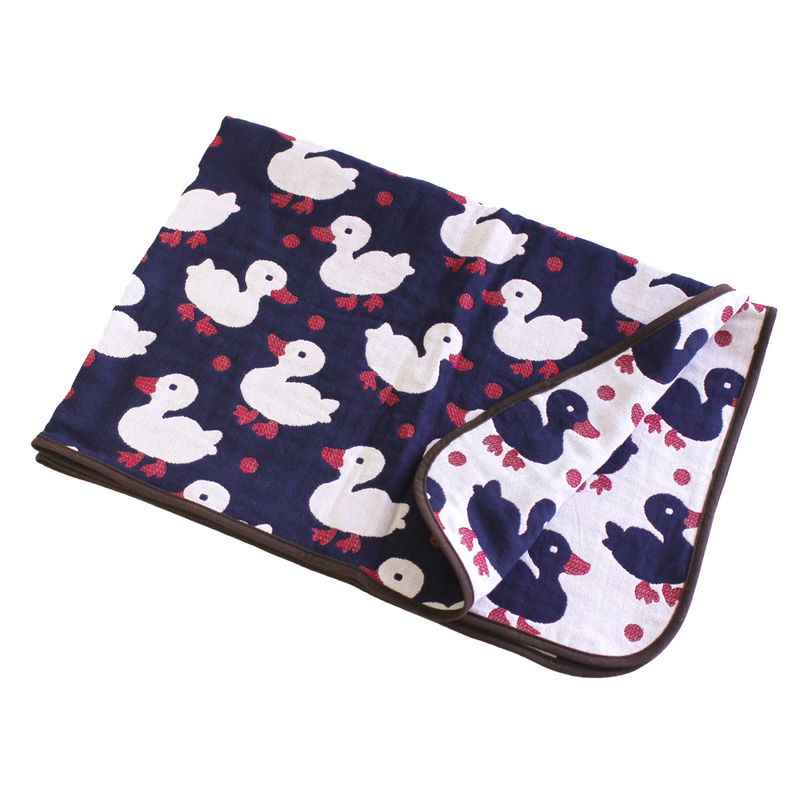 Hiorie Baby Blanket Quarter 5-Fold Gauze 1 Sheet Cotton Water Absorption Japan
