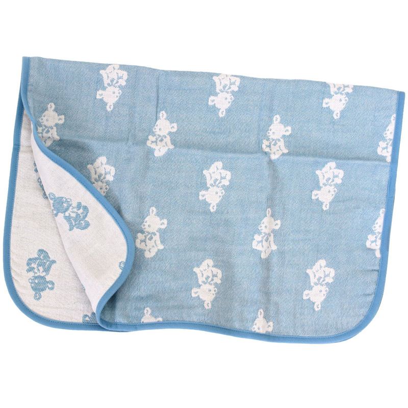 Hiorie Baby Blanket Mini Bear 4-Fold Gauze 100% Cotton Water Absorption Japan