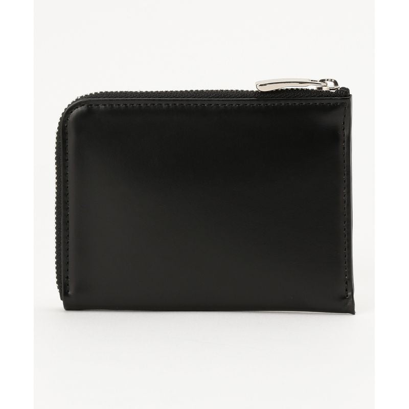 Men's Zipper Wallet Matsusaka Leather Black by BAMBI Japan GREDEER  Brand