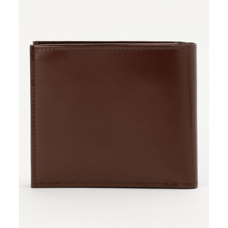 Men's Folded Wallet Matsusaka Leather Deep Brown  by BAMBI Japan SATOLI Brand