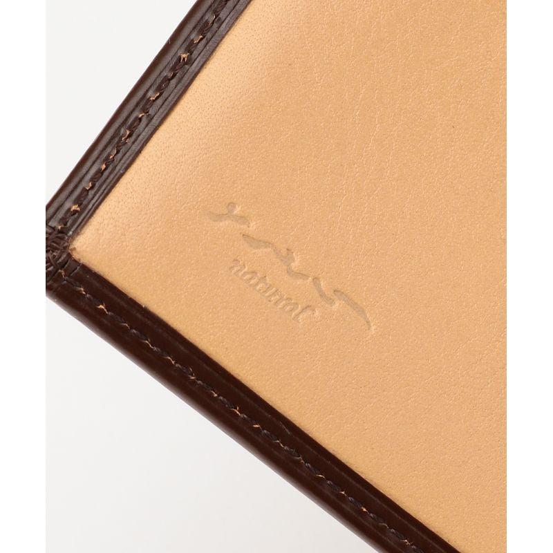 Folded Wallet Matsusaka Leather Brown by BAMBI Japan SATORI NATURAL Brand