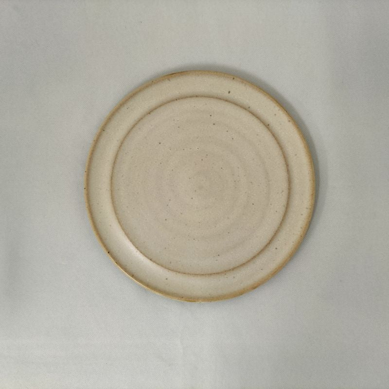 Kiyomizu Ware Series "Mat" Flat Plate - Size Small