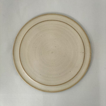 Kiyomizu Ware Series "Mat" Flat Plate - Size Medium