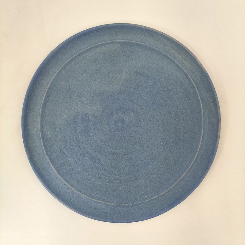 Kiyomizu Ware Series "Mat" Flat Plate - Size Medium