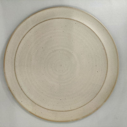 Kiyomizu Ware Series "Mat" Flat Plate - Size Large