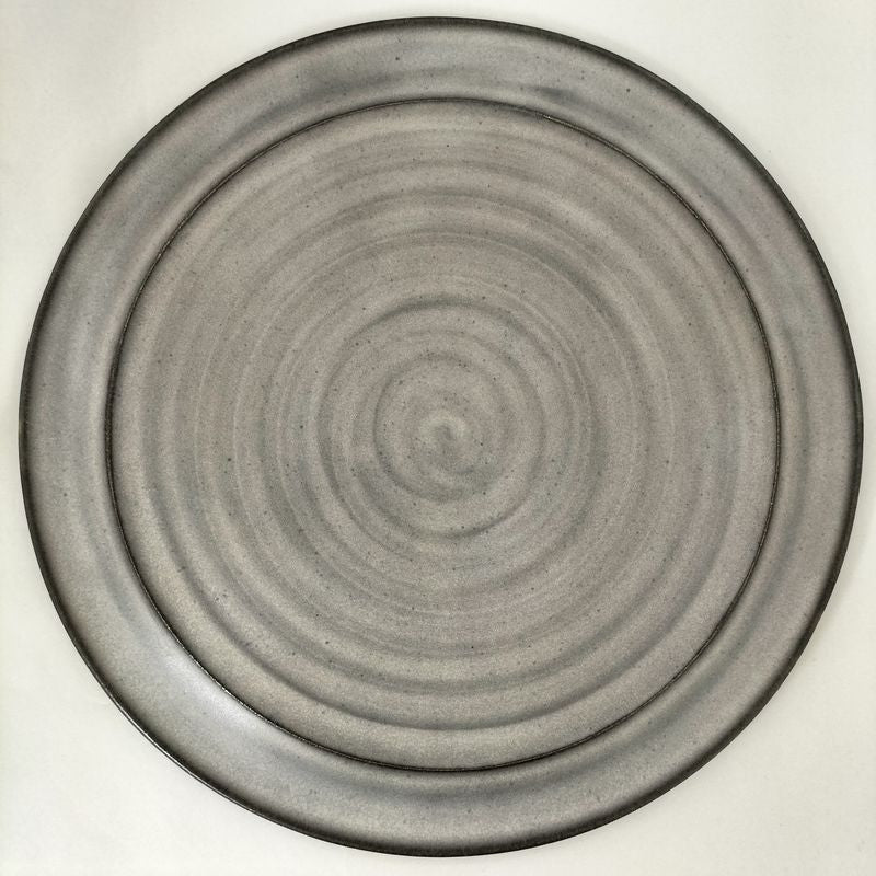 Kiyomizu Ware Series "Mat" Flat Plate - Size Large