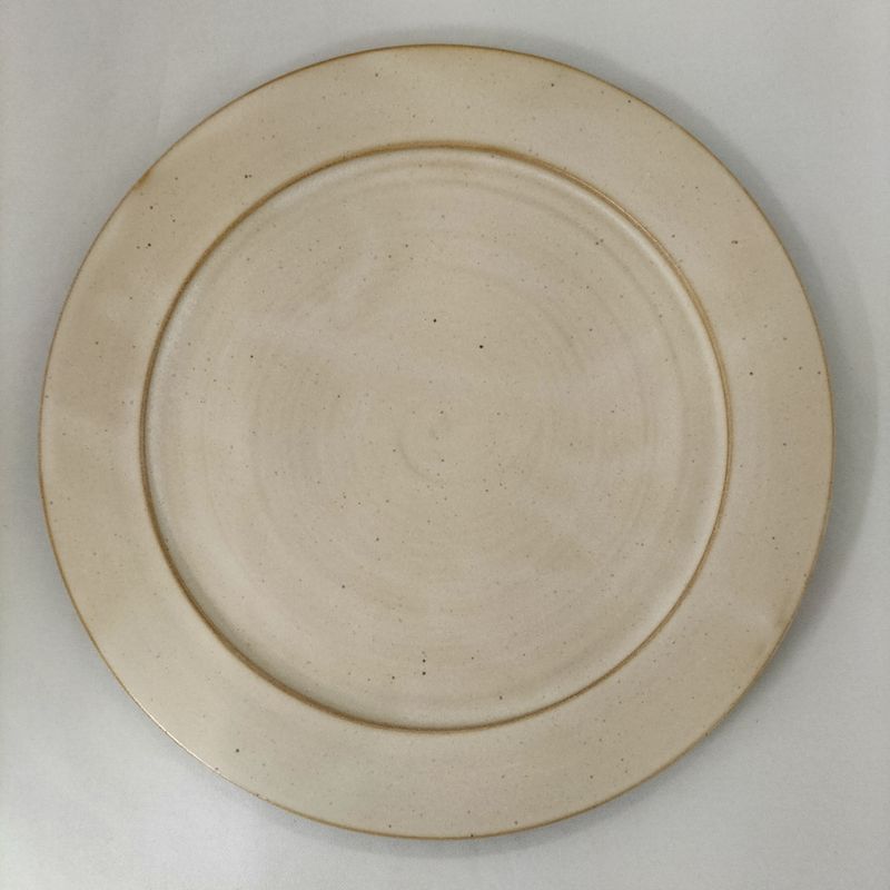 Série de vaisselle Kiyomizu "Mat" Assiette Plate à Rebord - Taille Grande