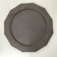 Mat Flat Plate Rim Twelve Angles L Kaoline Handmade Kyo-yaki JAPAN fuuu BRAND