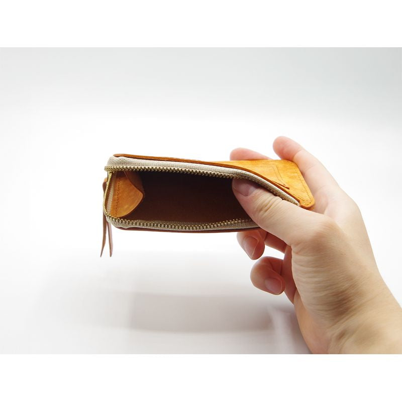 L-Shaped Wallet - Leather