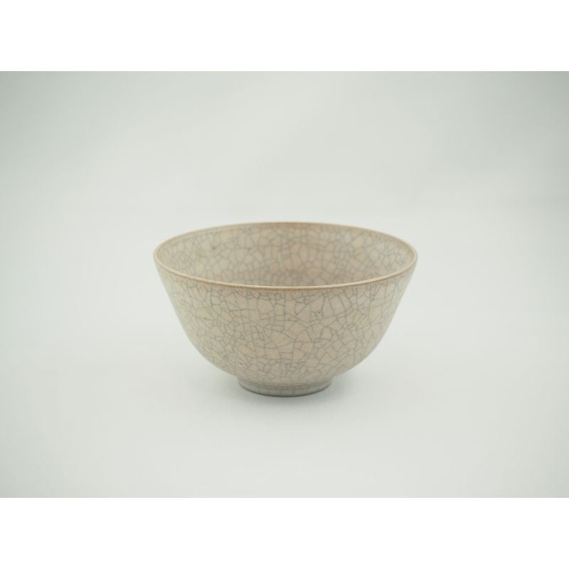 Hibiki Rice Bowl M Kaoline Handmade Kyo-yaki/Kiyomizu-yaki JAPAN fuuu BRAND