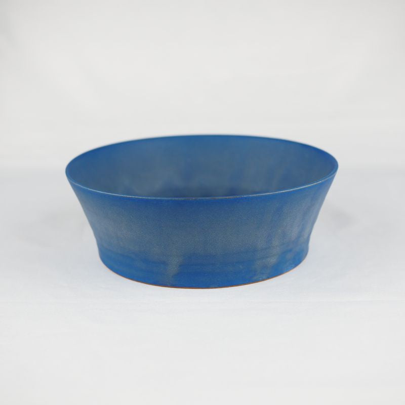 Kiyomizu Ware Series "Mat" Shallow Bowl - Size Medium