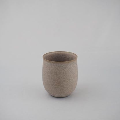 Hibiki Free Cup Round L Kaoline Handmade Kiyomizu-yaki JAPAN fuuu BRAND