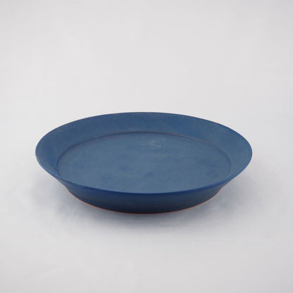 Kiyomizu Ware  Series "Mat" Rimmed Plate - ขนาดกลาง