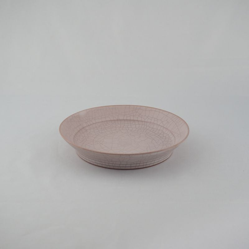 Hibiki Rim Plate S Kaoline Handmade Kyo-yaki/Kiyomizu-yaki JAPAN fuuu BRAND