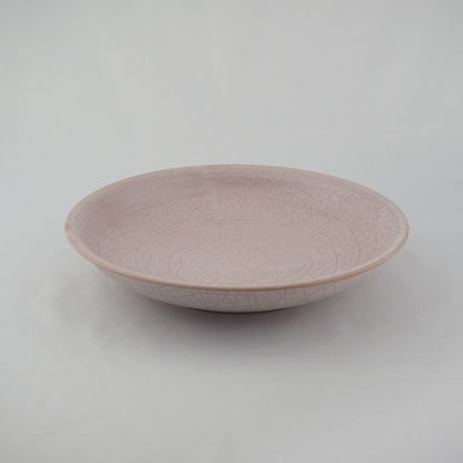 Série de vaisselle Kiyomizu "Hibiki" assiette ronde - Taille moyenne