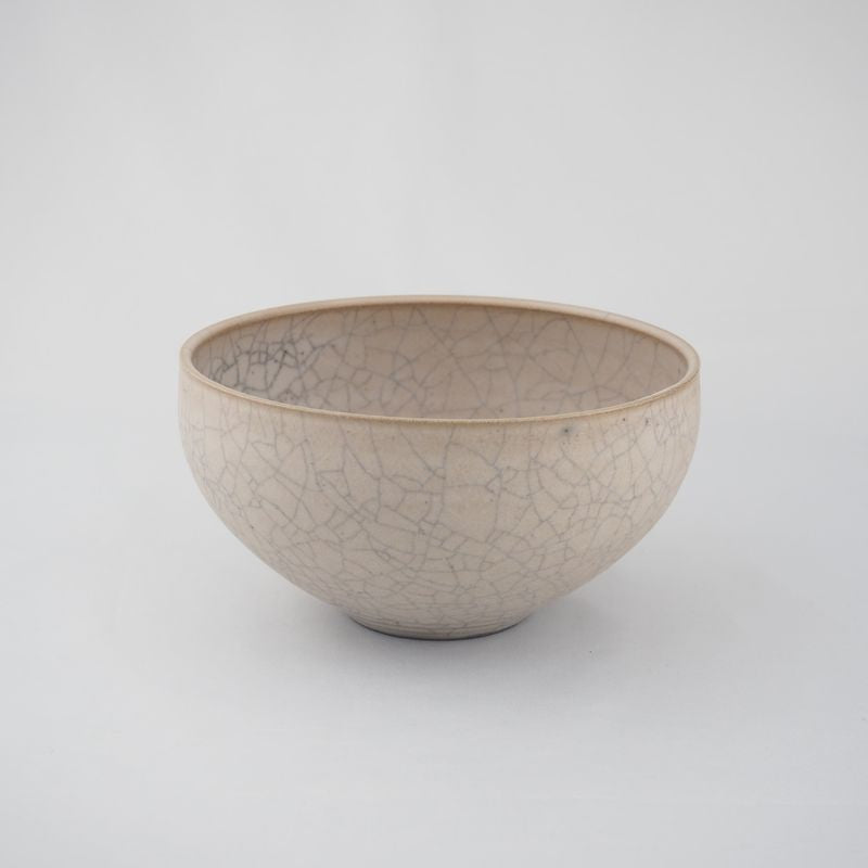 Hibiki Bowl M Kaoline Handmade Kyo-yaki/Kiyomizu-yaki JAPAN fuuu BRAND