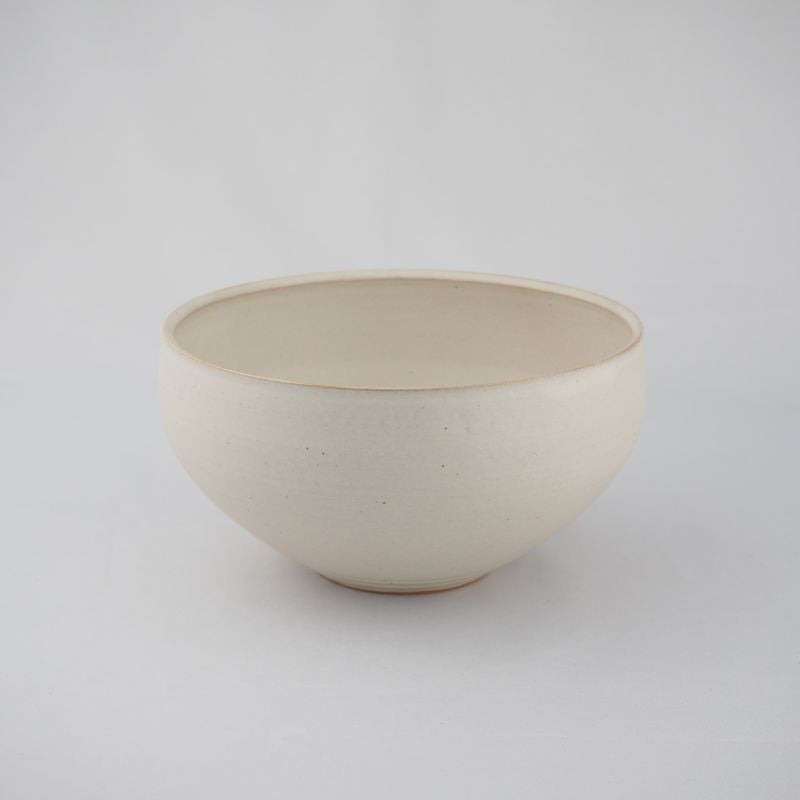 Mat Bowl M Kaoline Handmade Kyo-yaki/Kiyomizu-yaki JAPAN fuuu BRAND