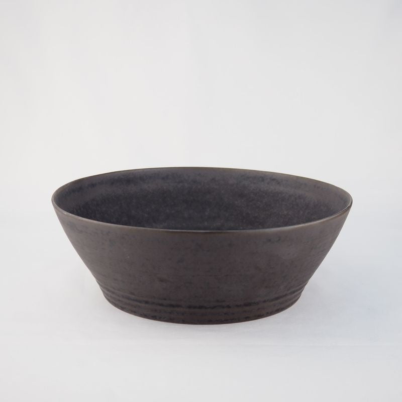 Mat Bowl Shallow L Kaoline Handmade Kyo-yaki/Kiyomizu-yaki JAPAN fuuu BRAND