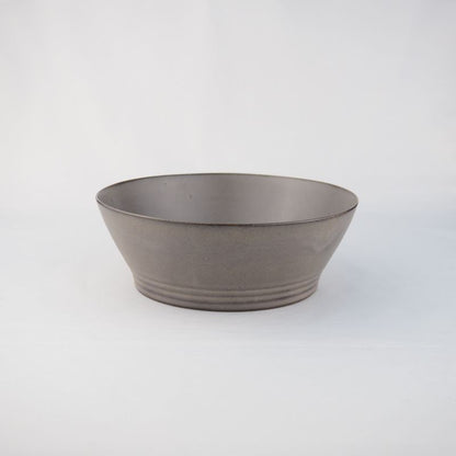 Kiyomizu Ware Series "Mat" Shallow Bowl - Size Medium