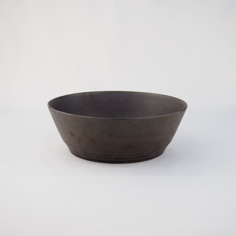 Mat Bowl Shallow M Kaoline Handmade Kyo-yaki/Kiyomizu-yaki JAPAN fuuu BRAND