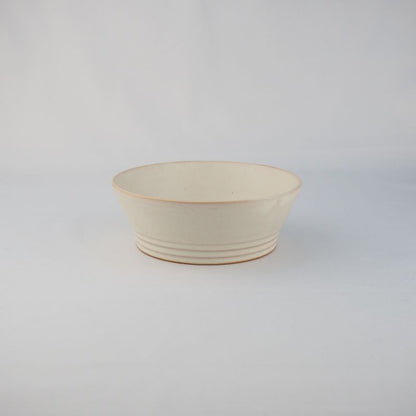 Kiyomizu Ware Series "Mat" Shallow Bowl- Size Small