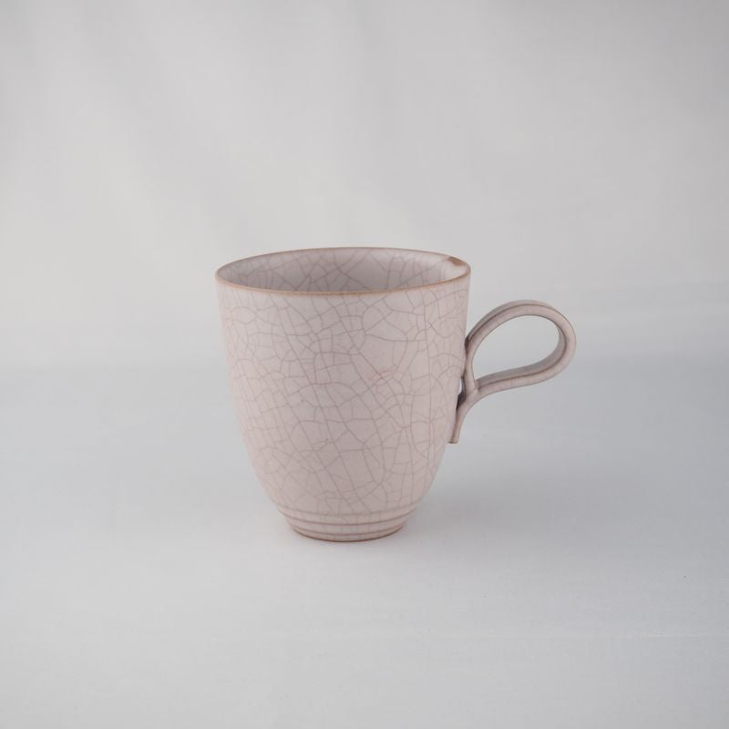 Hibiki Mug Round Kaoline Handmade Kyo-yaki/Kiyomizu-yaki JAPAN fuuu BRAND