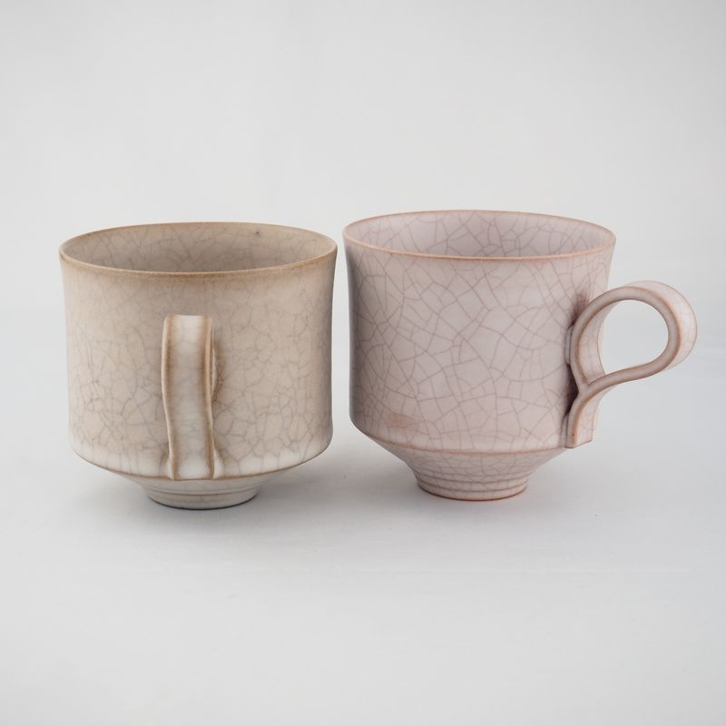 Série de vaisselle Kiyomizu "Hibiki" Mug - Linéaire