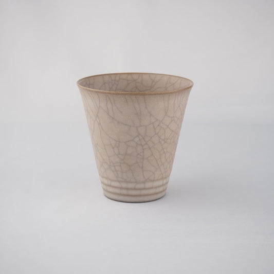 Hibiki Free Cup Kaoline Handmade Kyo-yaki/Kiyomizu-yaki JAPAN fuuu BRAND