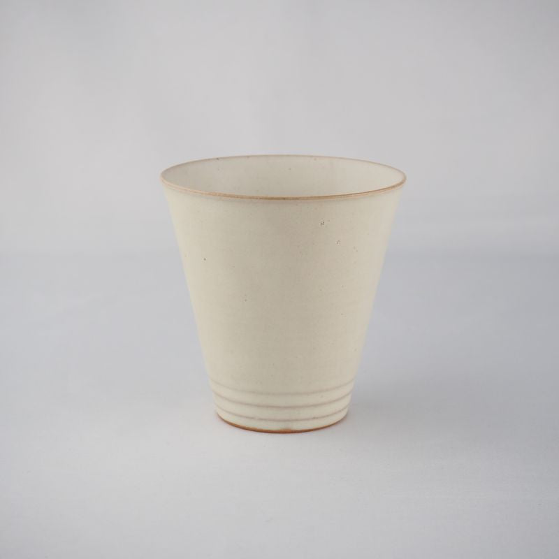Mat Free Cup Kaoline Handmade Kyo-yaki/Kiyomizu-yaki JAPAN fuuu BRAND