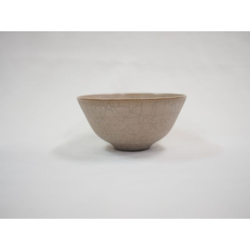 Hibiki Rice Bowl M Kaoline Handmade Kyo-yaki/Kiyomizu-yaki JAPAN fuuu BRAND