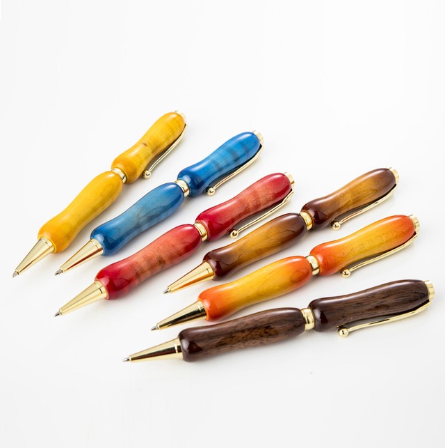 Handmade Ballpoint Pen - Airbrushed Wood PARKER Type 0.7mm