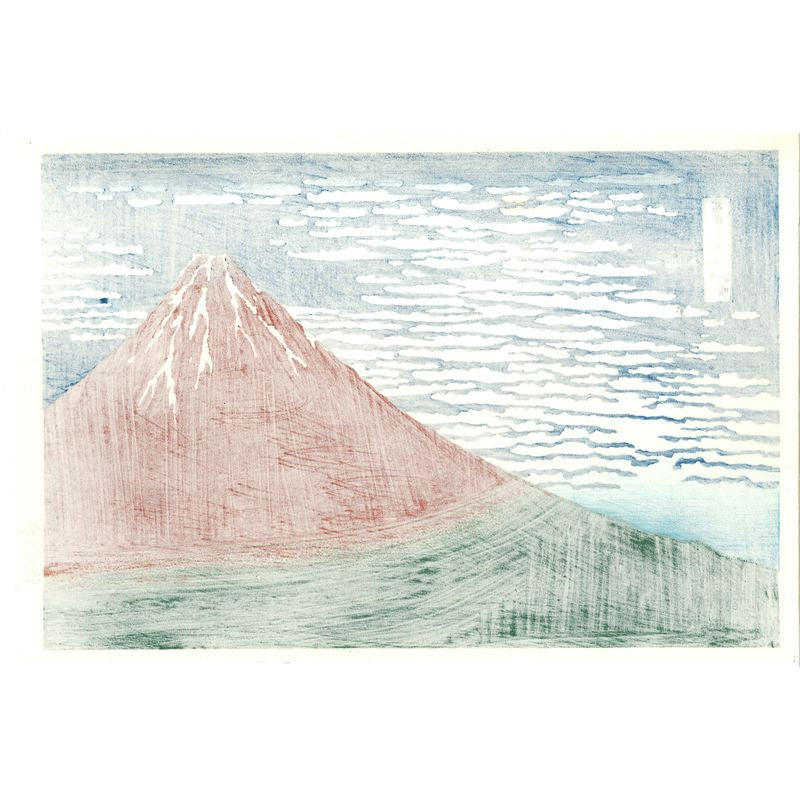 UKIYOE Katsushika Hokusai - ลมพัดเบาในวันที่ดี